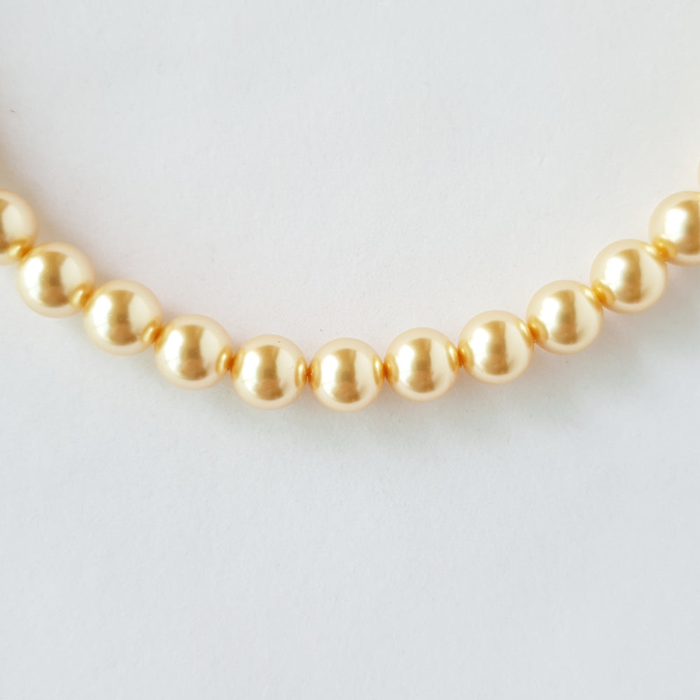 [DTJ Grade] South Sea Gold Pearl Color Inspired Necklace