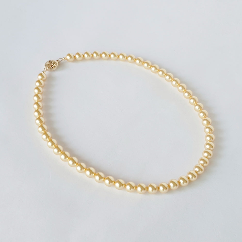 [DTJ Grade] South Sea Gold Pearl Color Inspired Necklace