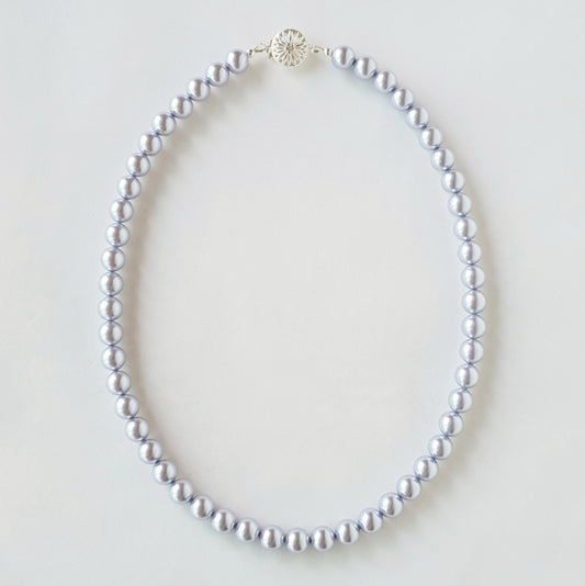 South Sea Silver Pearl Color Inspired Necklace