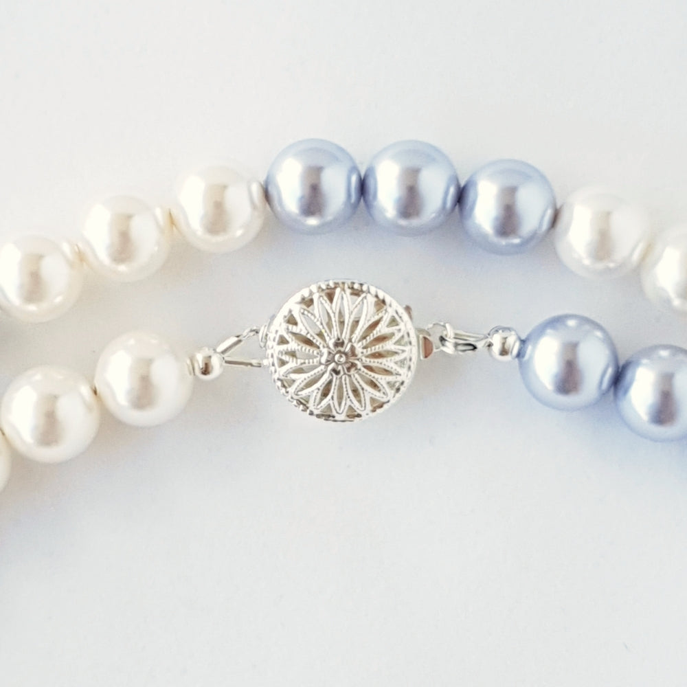 Freshwater Pearl Color Inspired Long Necklace