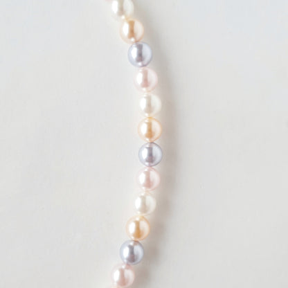 Freshwater Pearl Color Inspired Multi Color Necklace